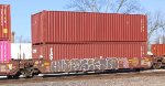 BNSF 237351D and two containers